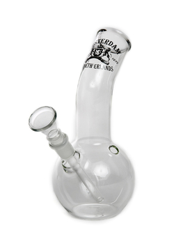 Бонг  Amsterdam Glass Bong 18cm - Бонги - Бонги стеклянные - Изогнутые бонги - Магазин домашних увлечений homehobbyshop.ru